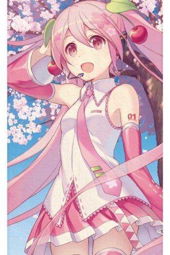 Hatsune Miku Towel Sakura 75 x 150 cm
