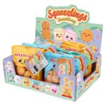 Squeezlings Plush Figure Snackbag 3-Pack Display (6)