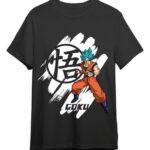 Dragon Ball T-Shirt Dragon Ball Super Goku Super Saiyan Blue Black