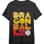 Dragon Ball T-Shirt Letters Black