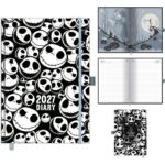 The Nightmare Before Christmas A5 DTP Diary 2027 Skellington Avalanche