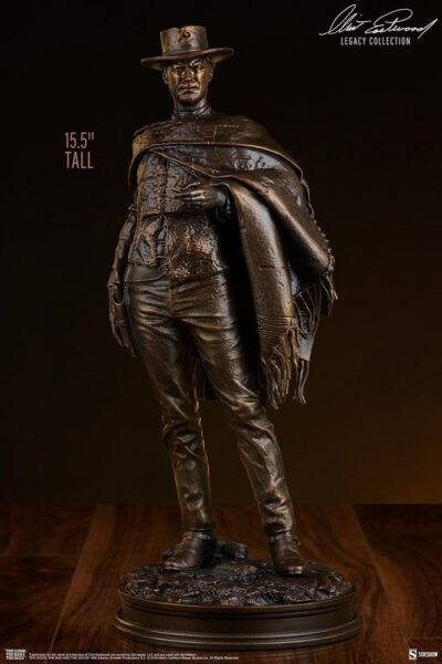 The Good, The Bad and the Ugly Statue The Man with No Name (Faux Bronze) 39 cm by Sideshow - immagine 3