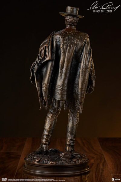 The Good, The Bad and the Ugly Statue The Man with No Name (Faux Bronze) 39 cm by Sideshow - immagine 5