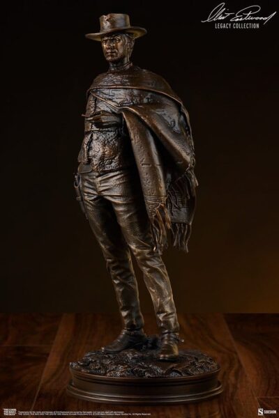 The Good, The Bad and the Ugly Statue The Man with No Name (Faux Bronze) 39 cm by Sideshow - immagine 6