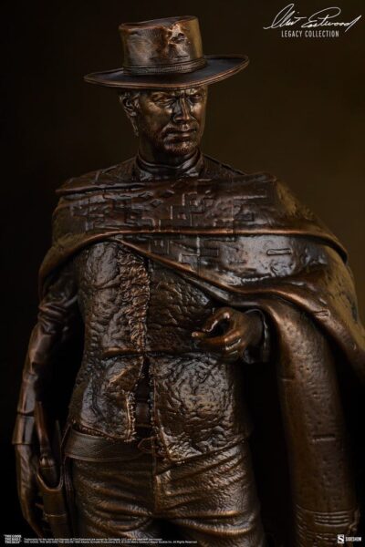 The Good, The Bad and the Ugly Statue The Man with No Name (Faux Bronze) 39 cm by Sideshow - immagine 7