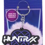 KPop Demon Hunters Pom Pom Keychain Huntr/x