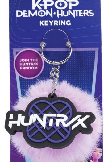 KPop Demon Hunters Pom Pom Keychain Huntr/x