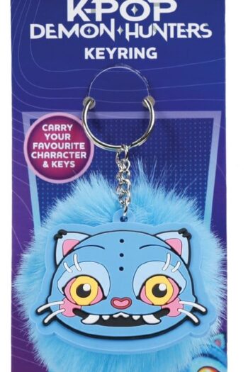 KPop Demon Hunters Pom Pom Keychain Derpy