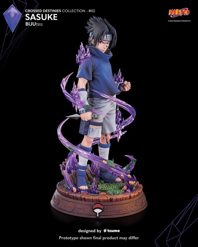 x_tsu-58968 Naruto Bijutsu Figure Sasuke - immagine 1