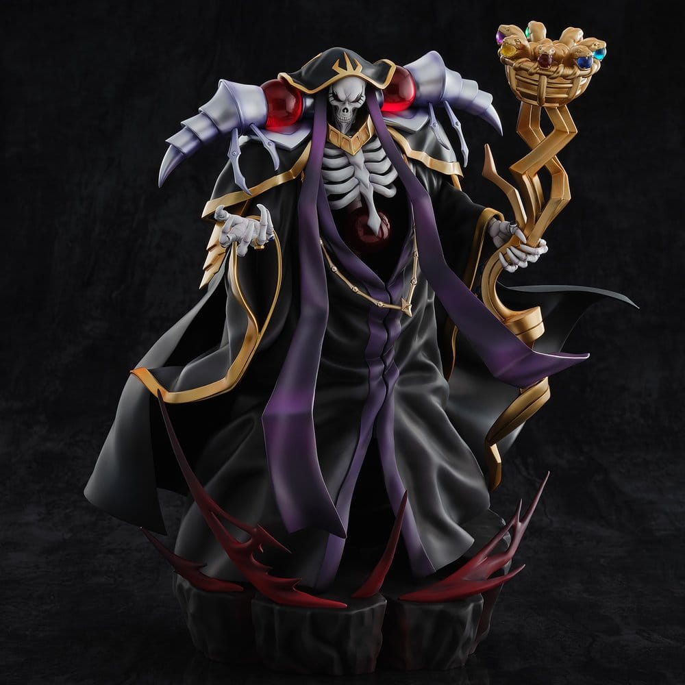 x_uncr463009uc Overlord PVC Figure Ainz Ooal Gown 10th Anniversary so-bin Ver. 34 cm - immagine 1