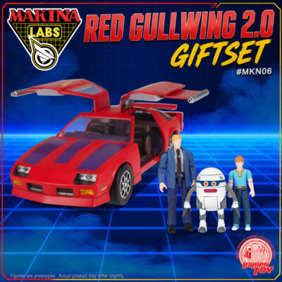 MKN06 - RED GULLWING 2.0 GIFTSET MAKINA BY RAMEN TOYS - immagine 4