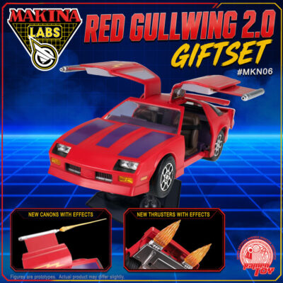 MKN06 - RED GULLWING 2.0 GIFTSET MAKINA BY RAMEN TOYS - immagine 7