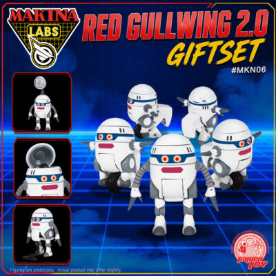 MKN06 - RED GULLWING 2.0 GIFTSET MAKINA BY RAMEN TOYS - immagine 3