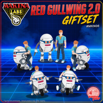 MKN06 - RED GULLWING 2.0 GIFTSET MAKINA BY RAMEN TOYS - immagine 2