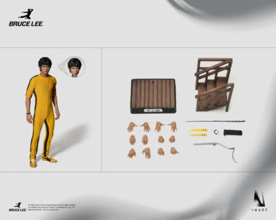 Bruce Lee (Yellow Jumpsuit) 1/6 Collectible Figure by Inart - immagine 4