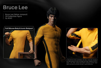 Bruce Lee (Yellow Jumpsuit) 1/6 Collectible Figure by Inart - immagine 2