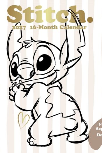 Stitch Calendar Life is Better with Stitch 2027 30 x 30 cm