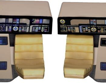 Star Trek: The Next Generation Replica 1/6 Enterprise-D Bridge Consoles Set