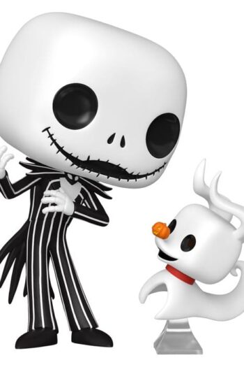 The Nightmare Before Christmas POP! & Buddy Vinyl Figure Jack & Zero 9 cm