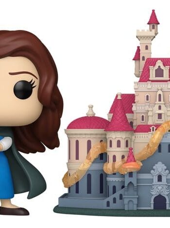 Beauty and the Beast POP! Town Vinyl Figures Belle with Castle 9 cm