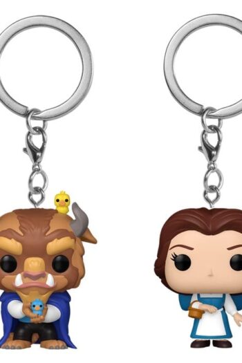 Beauty and the Beast POP! Vinyl Keychain 2-Pack Belle & Beast 4 cm