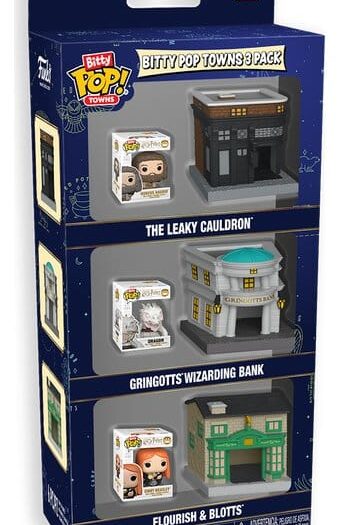 Harry Potter Bitty POP! Towns Vinyl Figure 3-Pack Diagon Alley