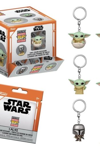 Star Wars POP! Vinyl Keychains The Mandalorian 4 cm Display (12)