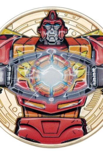 Transformers Collectable Coin The Movie 40th Anniversary Limited Edition 24k Gold Plated