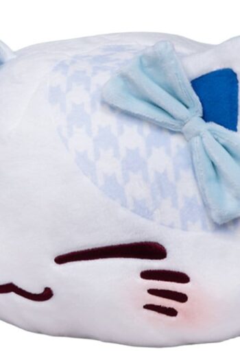 Nemuneko Plush Figure Cat Ribbon Big Blue Ver. 30 cm
