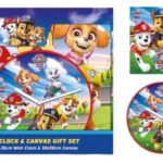 Paw Patrol Gift Set Clock & Canvas Display (6)