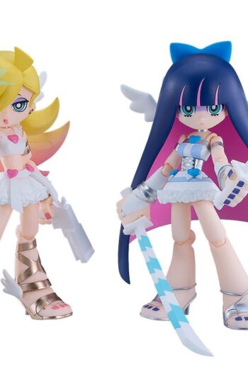 New Panty & Stocking with Garterbelt Figma Action Figures 2-Pack Panty & Stocking: Angel ver. 12 cm