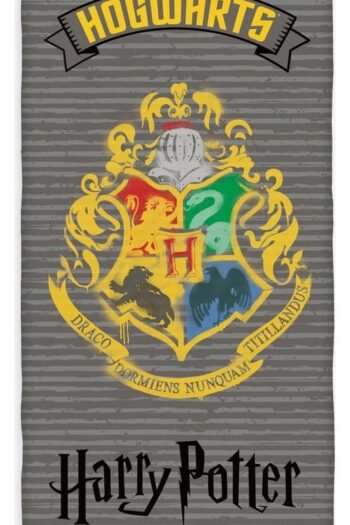 Harry Potter Velour Towel Hogwarts 75 x 150 cm