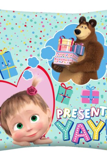 Masha and the Bear Pillow Presents Yay! 40 x 40 cm