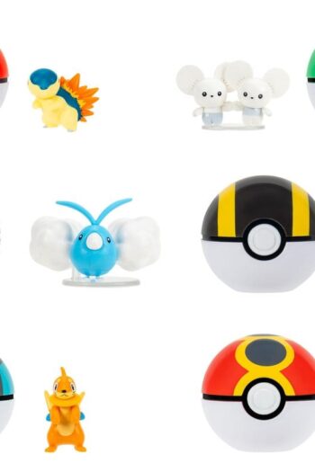 Pokémon Clip 'n' Go Minifigures Poké Balls ver. 23 Assortment (6)