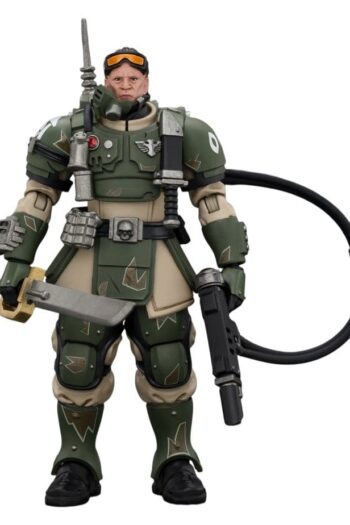 Warhammer Action Figure Astra Militarum Kasrkin 7 with Hot-shot Laspistol and Power Sword