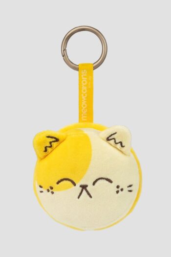 Meowcaron Plush Bag Charm Smile 7 cm