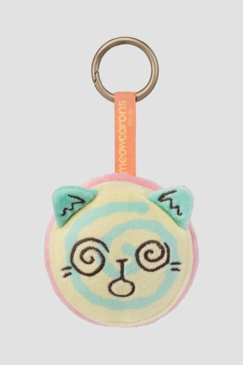 Meowcaron Plush Bag Charm Spiral 7 cm