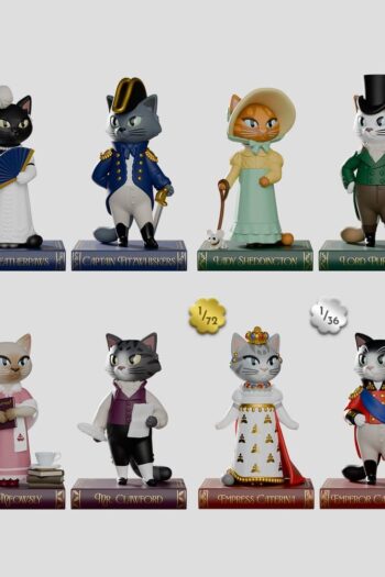 Regency Cats Mini Figures S1 9 cm Blind Box Display (6)