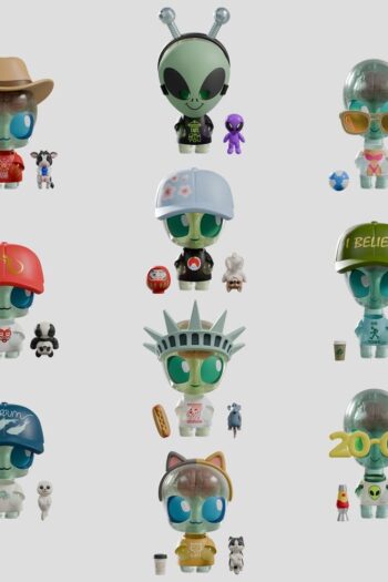 Abducted Mini Figures S1 9 cm Blind Box Display (9)