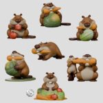 MisBEAVhaving Mini Figures S1 5 cm Blind Box Display (6)