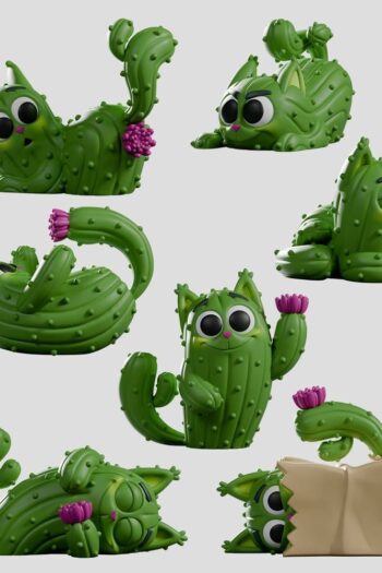 Pricklepuss Mini Figures S1 6 cm Blind Box Display (6)