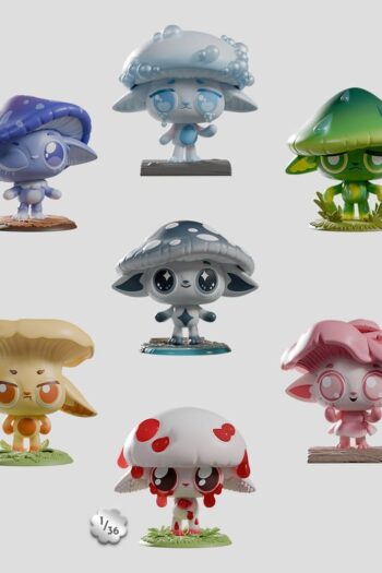 Capkins Mini Figures S2 7 cm Blind Box Display (6)