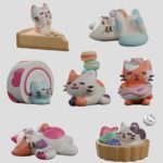 Bake Me a Cat Mini Figures S1 7 cm Blind Box Display (6)