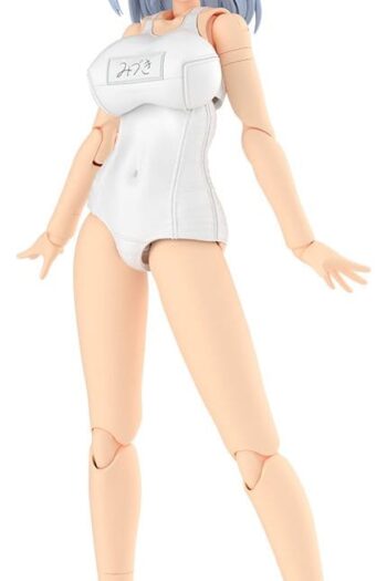 Frame Arms Girl Plastic Model Kit Mizuki School Swimsuits White Ver. 16 cm