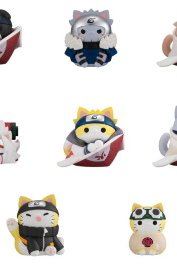 Naruto Shippuden Mega Cat Project Nyaruto! Mini Figures The bond between master and disciple ver. Blind Box Assortment (8) (Repeat)