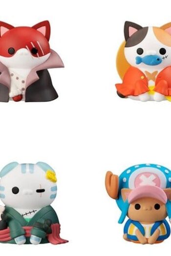 One Piece Mega Cat Project Mini Figures NyanPieceNyan! I'm gonna be king of Paw-rates!! Blind Box Assortment (8) (Repeat)