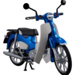 Honda Kaitanics Plastic Model Kit Super Cub 110 Glint Wave Blue Metalic