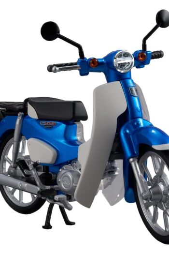 Honda Kaitanics Plastic Model Kit Super Cub 110 Glint Wave Blue Metalic