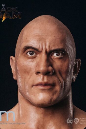 Black Adam Life-Size Bust Silicone Head