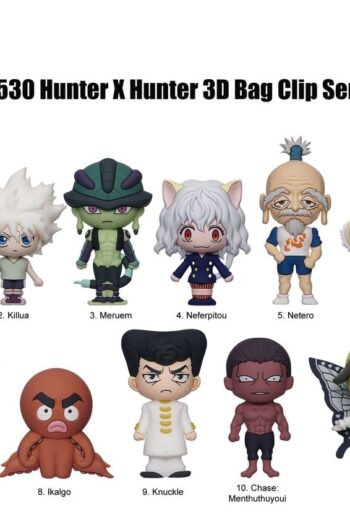 Hunter x Hunter 3D PVC Bag Clips Series 4 Blind Bag Display (24)